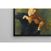 Reproduktion af maleriet Portrait af violinisten Milstein - Moïse Kisling
