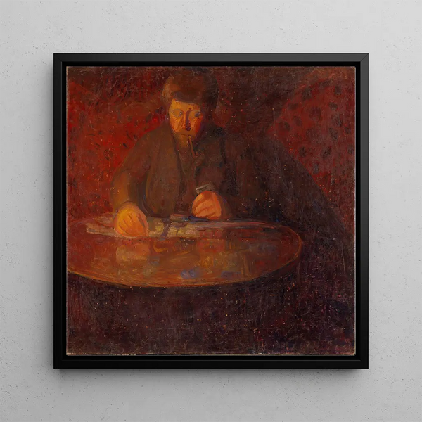 Portrait du peintre Wilhelm Wetlesen - Thorvald Erichsen