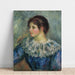 Reproduktion af maleriet Portrætmaleri af en ung pige i profil - Pierre-Auguste Renoir