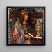 Idealisert Ptolemaios maleri - Cirkel af Ambrosius Holbein — indrammet kunstværk på væggen