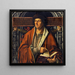 Portraitmaleri af Virgile - Cirkel af Ambrosius Holbein — indrammet kunstværk på væggen