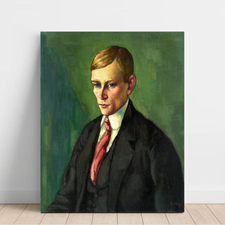 Portrait of a Man - Konrad Mägi | Reproduction Tableau Décoration murale affiche copie