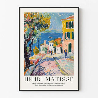 Poster "Vej i det sydlige Frankrig" af Henri Matisse