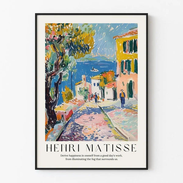 Poster "Vej i det sydlige Frankrig" af Henri Matisse