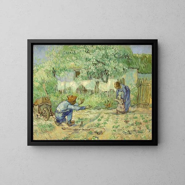 Premiers pas, après le millet - Vincent van Gogh | Reproduction Tableau Décoration murale affiche copie