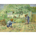 Reproduktion af maleriet Første skridt, efter hirse - Vincent van Gogh