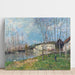Reproduktion af maleriet Forår ved Loing-floden - Alfred Sisley