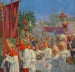 Procession de Fronleichnam à Neustift am Walde - Hans Larwin — visning af kunstværket