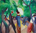 Promenade - August Macke — visning af kunstværket