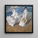 Promenade ved havkanten - Joaquín Sorolla — indrammet kunstværk på væggen