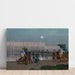 Reproduktion af maleriet af Promenade de la Cour i Versailles' haver - Jean-Léon Gérôme