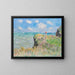 Reproduktion af maleriet af Promenade sur la falaise, Pourville af Claude Monet