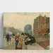 Reproduktion af maleriet Quai Saint Michel - Childe Hassam