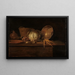 Køkkenstill lifes - Quirijn van Brekelenkam — indrammet kunstværk på væggen