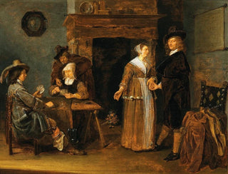 Quirijn Van Brekelenkam - Mixed Company Playing Cards.webp
