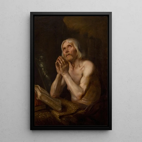 Saint André - Rafał Hadziewicz — indrammet kunstværk på væggen