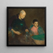 Raffinage de l'huile - Charles Webster Hawthorne — indrammet kunstværk på væggen