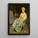 Et øjebliks refleksion - Raimundo de Madrazo y Garreta — indrammet kunstværk på væggen