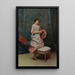 Aline med hat - Raimundo de Madrazo y Garreta — indrammet kunstværk på væggen