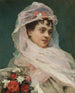Aline Masson med mousselinehat - Raimundo de Madrazo y Garreta — visning af kunstværket