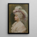 En elegant dame - Raimundo de Madrazo y Garreta — indrammet kunstværk på væggen