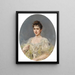 Clotilde Marquesa de Agricollar - Raimundo de Madrazo y Garreta — indrammet kunstværk på væggen