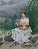 Le Bouquet de fleurs - Raimundo de Madrazo y Garreta — visning af kunstværket