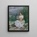 Le Bouquet de fleurs - Raimundo de Madrazo y Garreta — indrammet kunstværk på væggen
