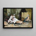 Flirt - Raimundo de Madrazo y Garreta — indrammet kunstværk på væggen