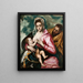 Sainte Famille - Raimundo de Madrazo y Garreta — indrammet kunstværk på væggen