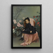 Portrait de Mercedes de Heeren - Raimundo de Madrazo y Garreta — indrammet kunstværk på væggen