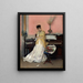 Rêverie La Lettre - Raimundo de Madrazo y Garreta — indrammet kunstværk på væggen