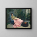 Sieste - Raimundo de Madrazo y Garreta — indrammet kunstværk på væggen