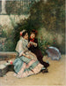 La Lettre - Raimundo de Madrazo y Garreta — visning af kunstværket