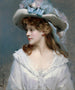Kvinde i hvid - Raimundo de Madrazo y Garreta — visning af kunstværket