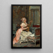 Kvinde med en guitar - Raimundo de Madrazo y Garreta — visning af kunstværket