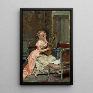 Raimundo de Madrazo y Garreta - Woman With A Guitar.webp