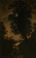 Vandfald under måneskin - Ralph Albert Blakelock — visning af kunstværket