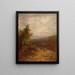 Over skyerne - Ralph Albert Blakelock — indrammet kunstværk på væggen
