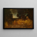 Danse des esprits: La Vision de la vie - Ralph Albert Blakelock — indrammet kunstværk på væggen