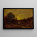 Lueur dorée - Ralph Albert Blakelock — indrammet kunstværk på væggen