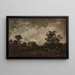 Camp Indien - Ralph Albert Blakelock — indrammet kunstværk på væggen