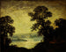 Indianlejr ved måneskin - Ralph Albert Blakelock — visning af kunstværket