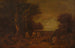 Landskab ved måneskin med indianere - Ralph Albert Blakelock — visning af kunstværket