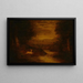 Hors des ombres grandissantes - Ralph Albert Blakelock — indrammet kunstværk på væggen