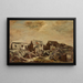 Cabanes, Seventh Avenue og Fifty-Fifth Street - Ralph Albert Blakelock — indrammet kunstværk på væggen