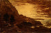 solnedgang ved Navarro Ridge, Californien kysten - Ralph Albert Blakelock — visning af kunstværket