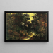 Ruisseau forestier - Ralph Albert Blakelock — indrammet kunstværk på væggen