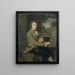 Portrait af oberst William Taylor - Ralph Earl — indrammet kunstværk på væggen