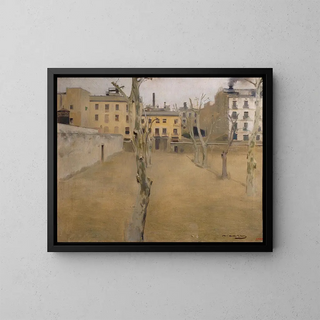 Ramn Casas - Courtyard of the old Barcelona prison Courtyard of the lambs.webp